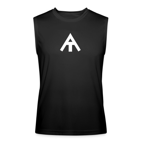 white AE logo - Men’s Performance Sleeveless Shirt