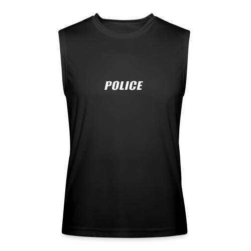 Police White - Men’s Performance Sleeveless Shirt
