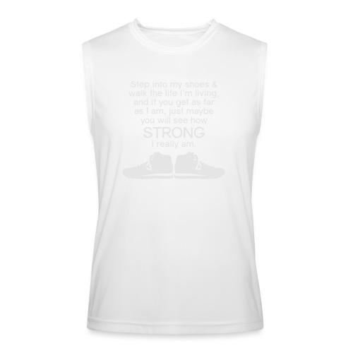 Step into My Shoes (tennis shoes) - Men’s Performance Sleeveless Shirt