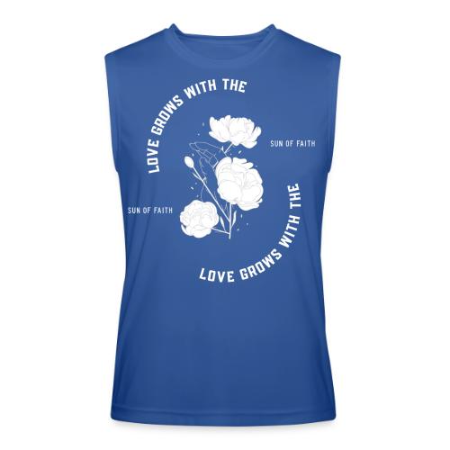 Love Grows With The Sun Of Faith - Men’s Performance Sleeveless Shirt
