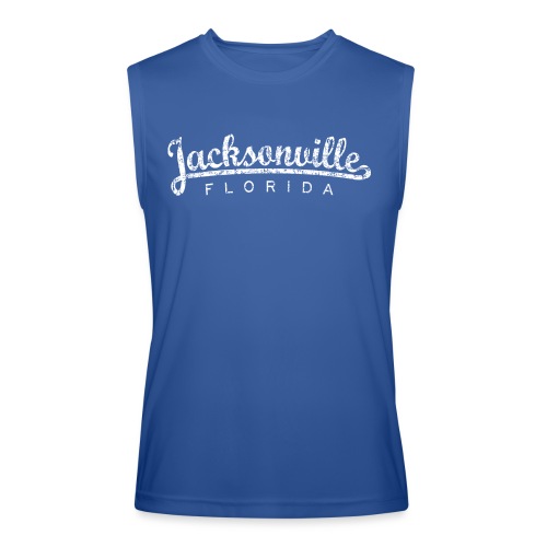 Jacksonville, Florida (Vintage White) - Men’s Performance Sleeveless Shirt