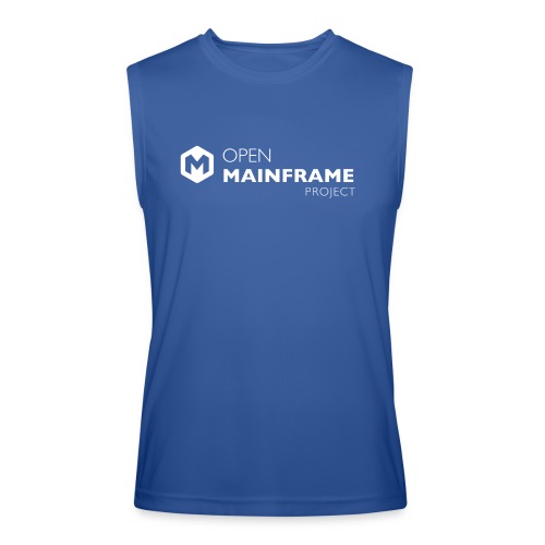Open Mainframe Project - White Logo - Men’s Performance Sleeveless Shirt