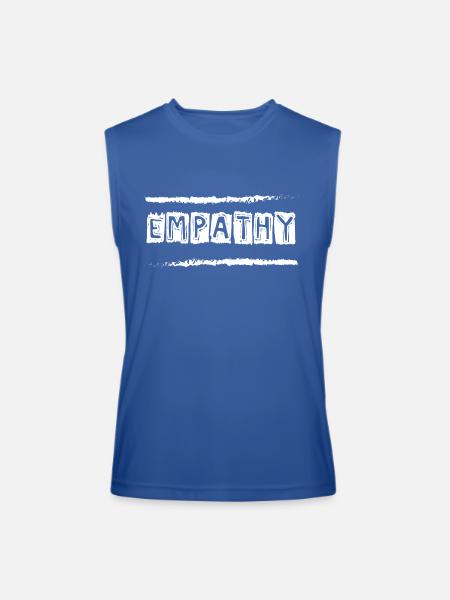 Empathy hippie - Men’s Performance Sleeveless Shirt - royal blue