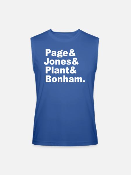 PAGE JONES PLANT BONHAM - Men’s Performance Sleeveless Shirt - royal blue