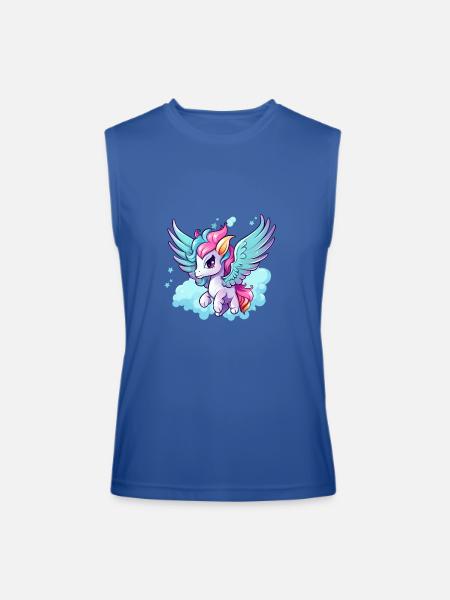 Pegasus - Men’s Performance Sleeveless Shirt - royal blue