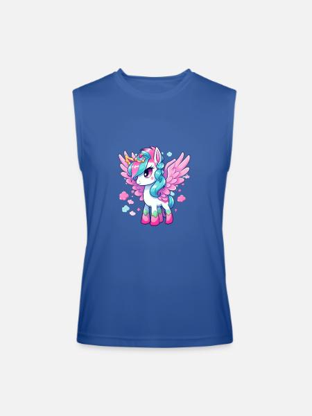 Pegasus - Men’s Performance Sleeveless Shirt - royal blue