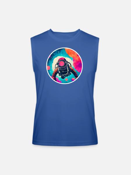Scuba Steve - Men’s Performance Sleeveless Shirt - royal blue