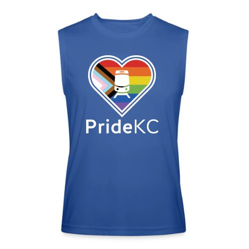 PrideKC Heart 2023 - Men’s Performance Sleeveless Shirt