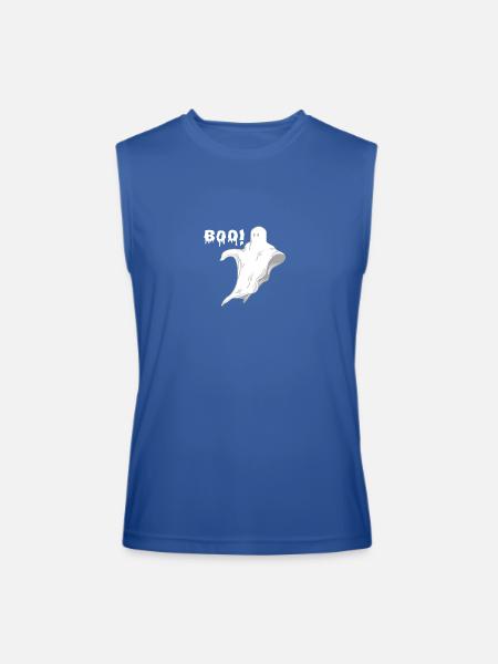 BOO - Men’s Performance Sleeveless Shirt - royal blue