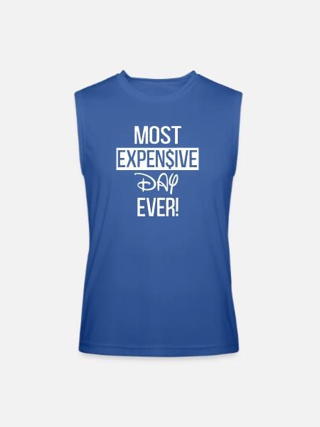 Most Expensive Day Ever - Men’s Performance Sleeveless Shirt - royal blue