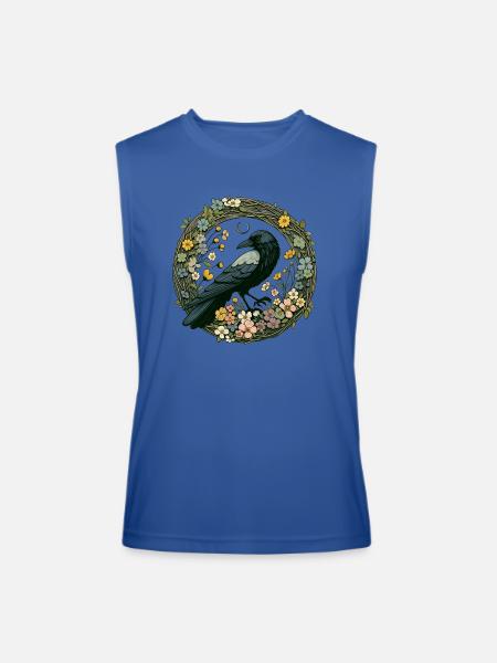Raven - Men’s Performance Sleeveless Shirt - royal blue