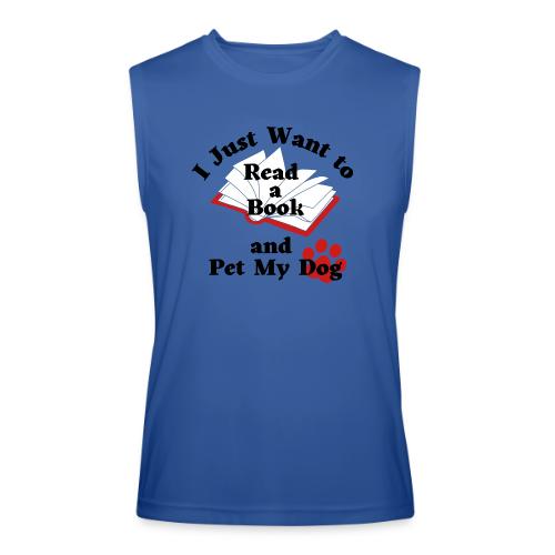 Book Dog - Men’s Performance Sleeveless Shirt