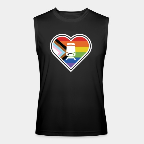 PrideKC StreetcarHeart 2023 - Men’s Performance Sleeveless Shirt