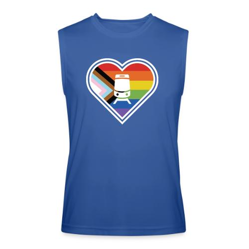 PrideKC StreetcarHeart 2023 - Men’s Performance Sleeveless Shirt