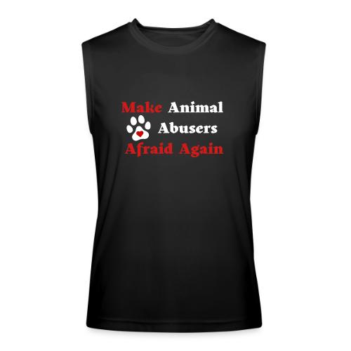 Make Animal Abusers Afraid Again - Men’s Performance Sleeveless Shirt