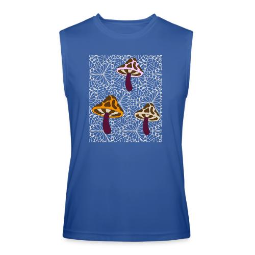 Fall Season Mushroom Designs - Men’s Performance Sleeveless Shirt