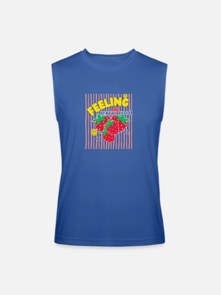 Berry Good Feeling - Men’s Performance Sleeveless Shirt - royal blue