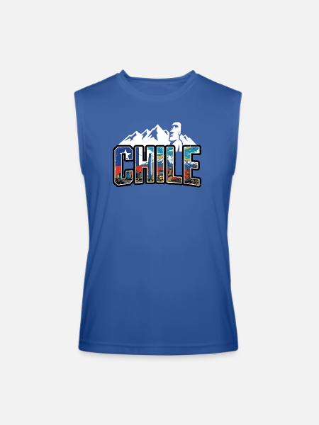 chile - Men’s Performance Sleeveless Shirt - royal blue