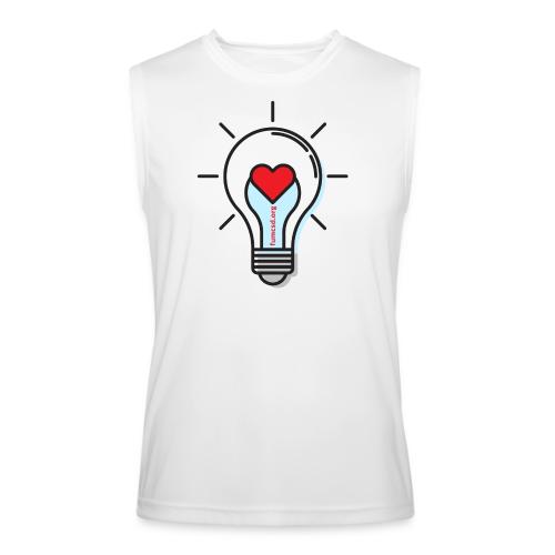 FUMCSD Heart Light Bulb - Men’s Performance Sleeveless Shirt