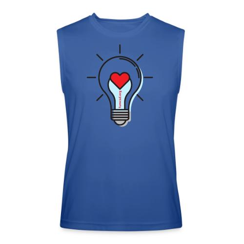 FUMCSD Heart Light Bulb - Men’s Performance Sleeveless Shirt