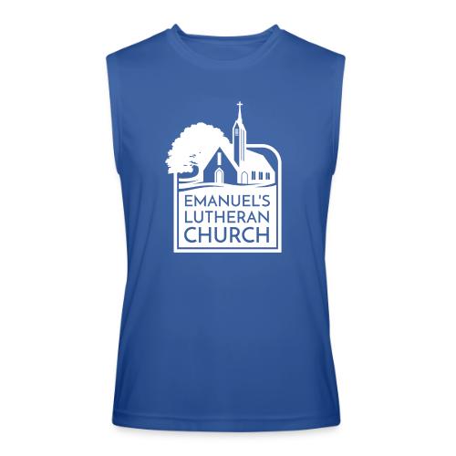 Single Vertical white2 - Men’s Performance Sleeveless Shirt