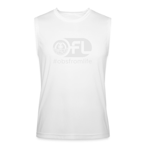 Observations from Life Logo with Hashtag - Men’s Performance Sleeveless Shirt