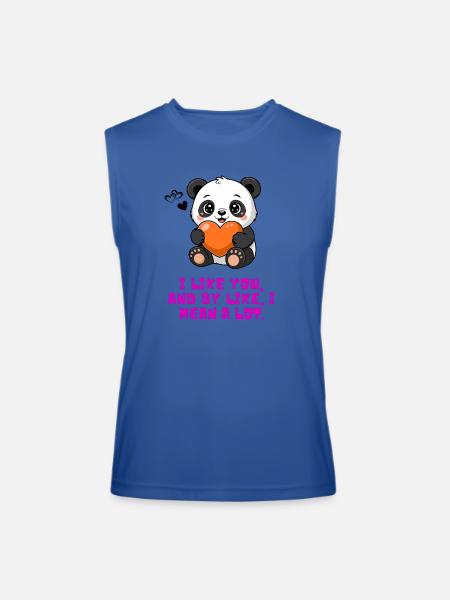 Liking Somebody - Men’s Performance Sleeveless Shirt - royal blue