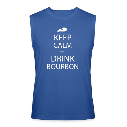 Keep Calm and Drink Bourbon - Men’s Performance Sleeveless Shirt