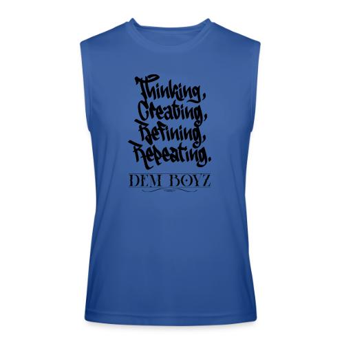 Thinking, Creating, Refining, Repeating - Men’s Performance Sleeveless Shirt
