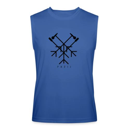 Pazij Black Logo - Men’s Performance Sleeveless Shirt