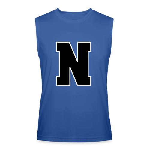 Varsity Letter N Athletic Font Graphic - Men’s Performance Sleeveless Shirt