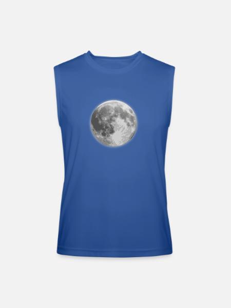 Lune - Camisole Competitor pour hommes  - bleu royal