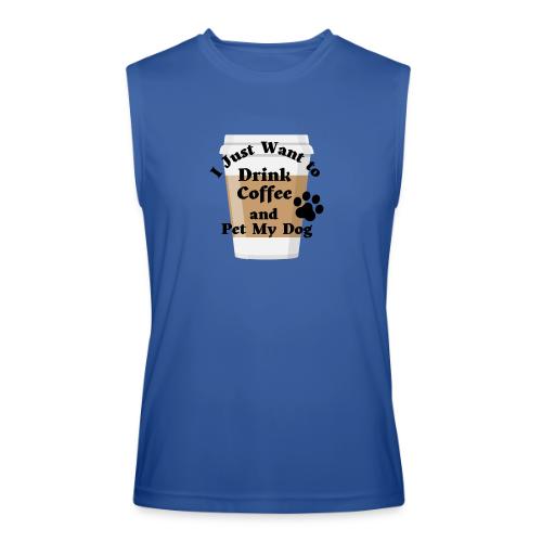 Coffee Dog - Men’s Performance Sleeveless Shirt