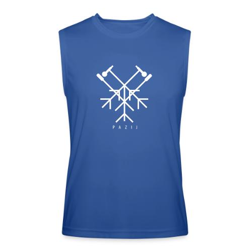 Pazij White Logo - Men’s Performance Sleeveless Shirt