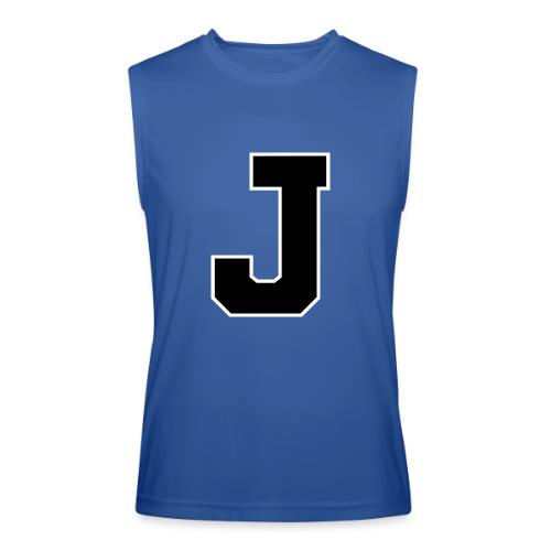 Varsity Letter J Athletic Alphabet Graphic - Men’s Performance Sleeveless Shirt