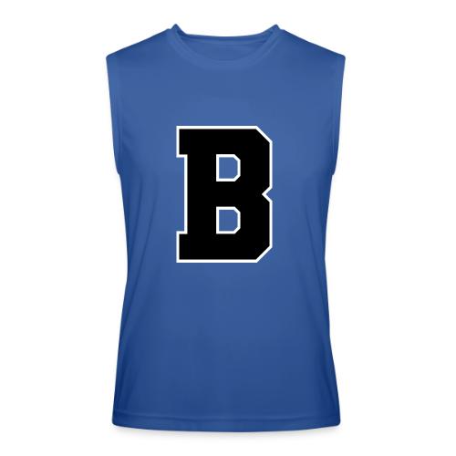 Varsity Letter B Athletic Alphabet Graphic - Men’s Performance Sleeveless Shirt