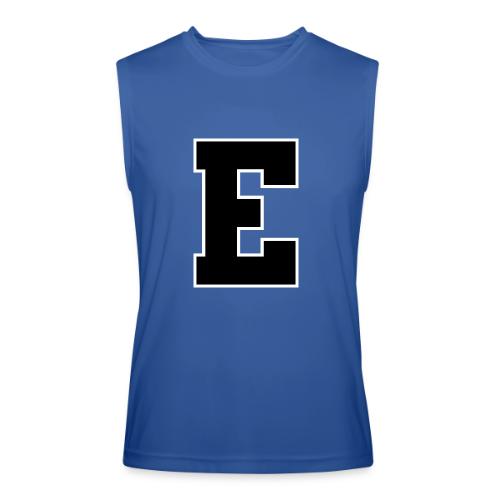 Varsity Letter E Collegiate Font Graphic - Men’s Performance Sleeveless Shirt
