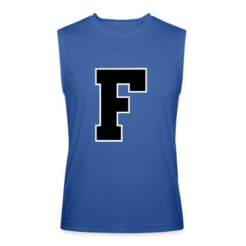 Varsity Letter F Athletic Monogram - Men’s Performance Sleeveless Shirt