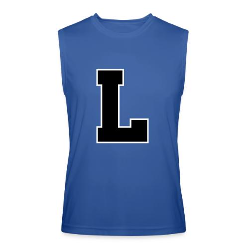 Varsity Letter L Athletic Monogram - Men’s Performance Sleeveless Shirt