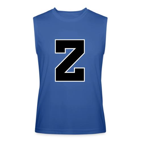 Varsity Letter Z Athletic Font Design - Men’s Performance Sleeveless Shirt
