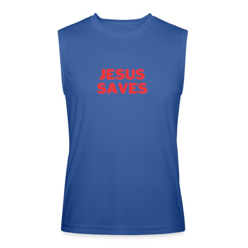 Jesus Saves - Men’s Performance Sleeveless Shirt