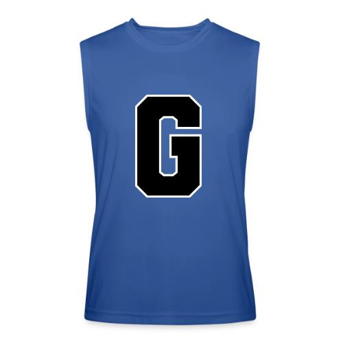 Varsity Letter G Collegiate Alphabet Art - Men’s Performance Sleeveless Shirt