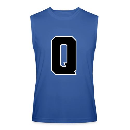Varsity Letter Q Collegiate Font Graphic - Men’s Performance Sleeveless Shirt