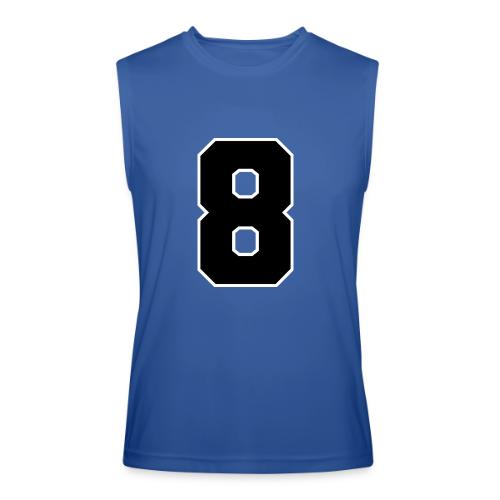 Varsity Number 8 College Style - Men’s Performance Sleeveless Shirt