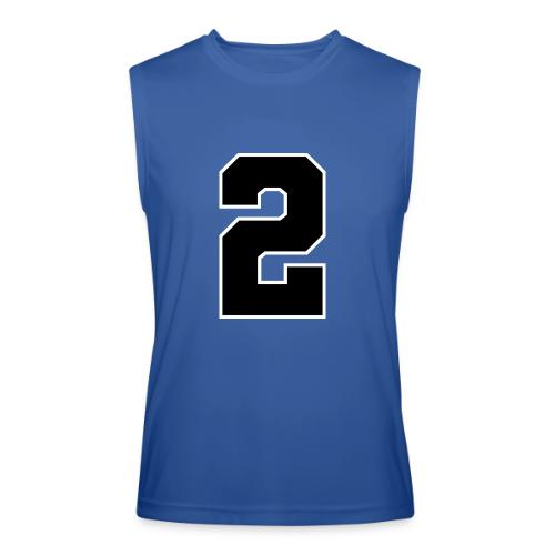 Varsity Number 2 Sports Design - Men’s Performance Sleeveless Shirt