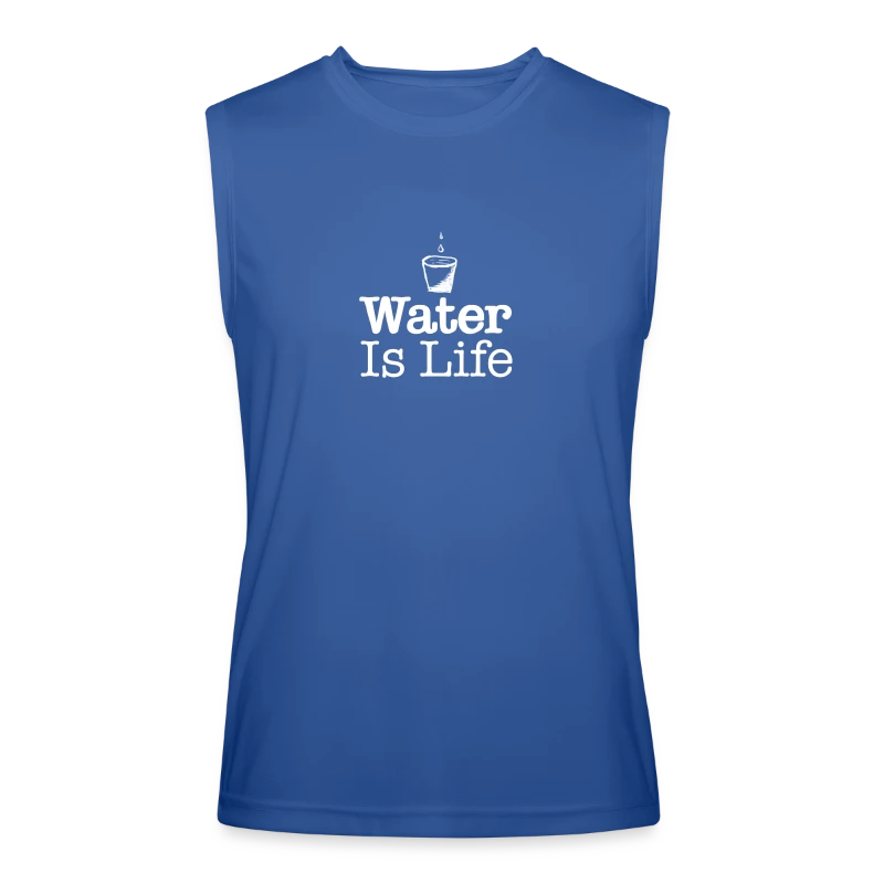water Is Life W - Men’s Performance Sleeveless Shirt