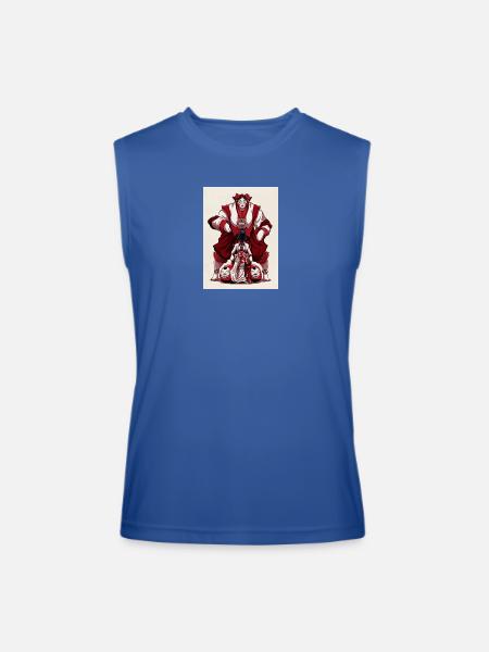 Gothic Matryoshka Queen - Men’s Performance Sleeveless Shirt - royal blue