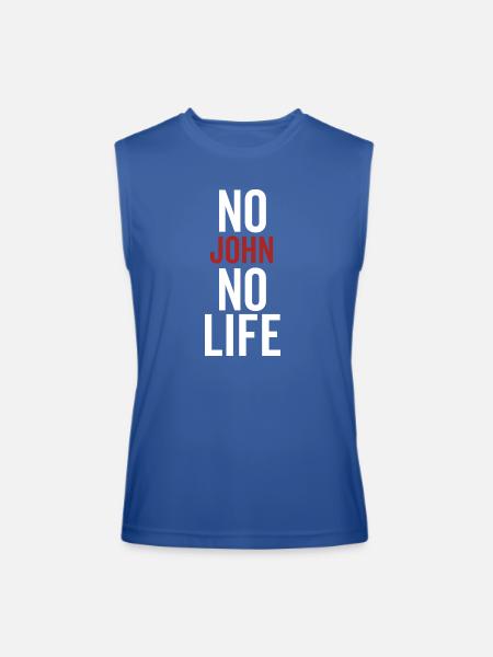 No John No Life - Men’s Performance Sleeveless Shirt - royal blue