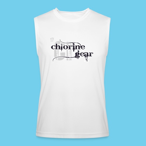 Chlorine Gear Textual stacked Periodic backdrop - Men’s Performance Sleeveless Shirt