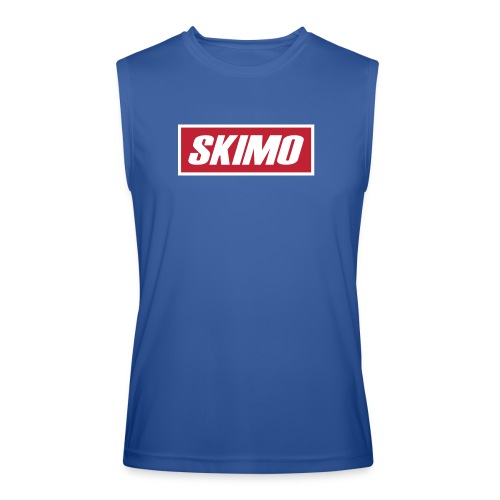 Skimo Text w/USA Skimo Logo - Men’s Performance Sleeveless Shirt